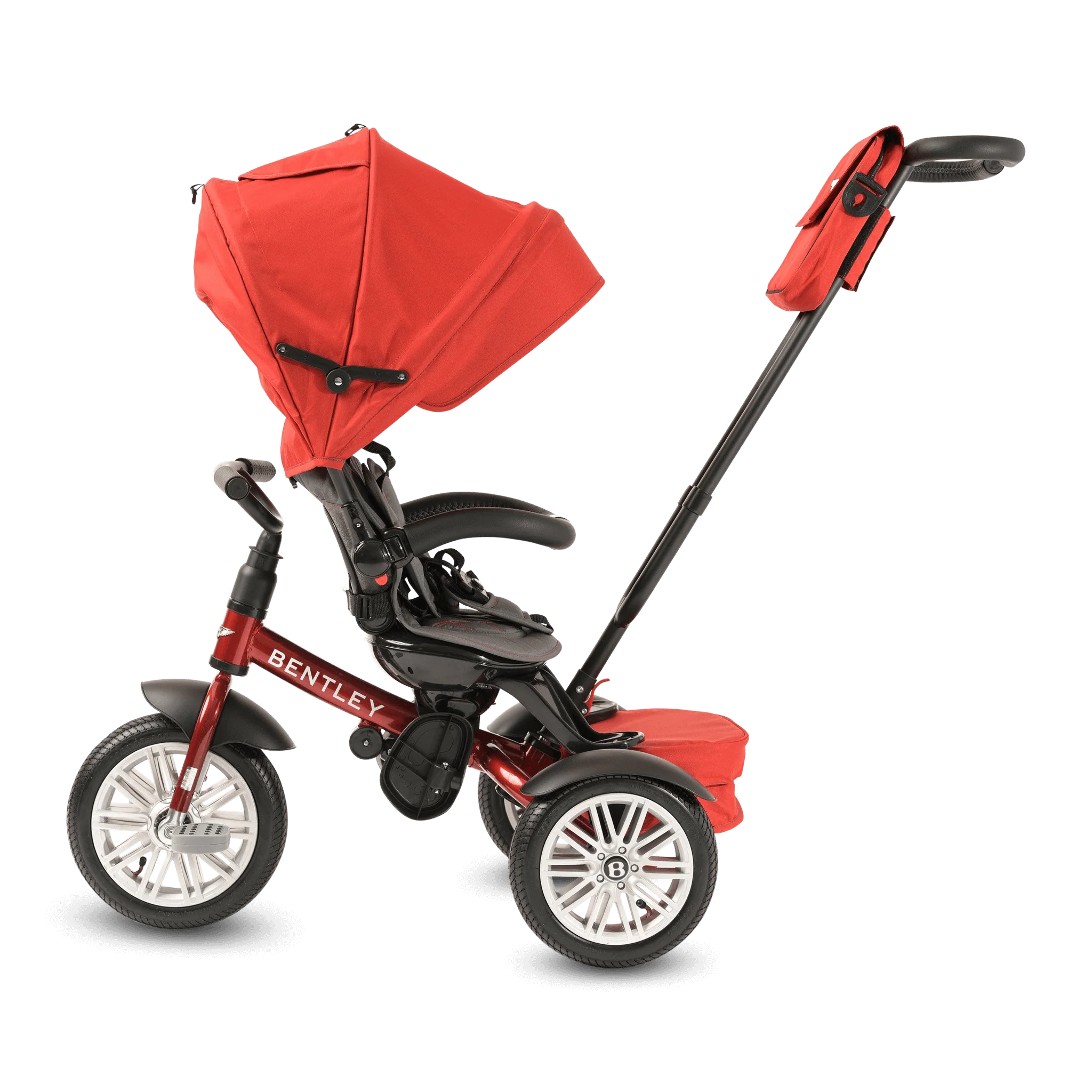 Dragon Red Bentley 6 in 1 Stroller Trike - Image 3