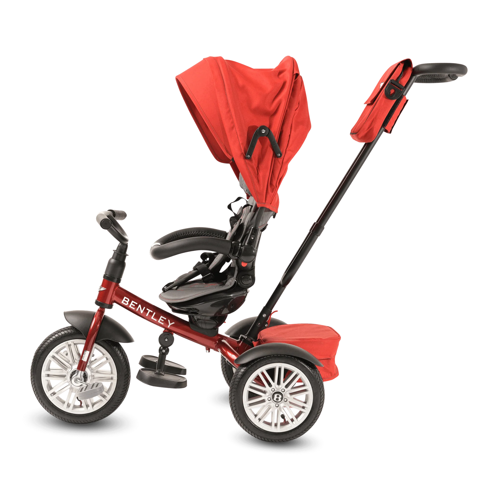 Dragon Red Bentley 6 in 1 Stroller Trike - Image 5