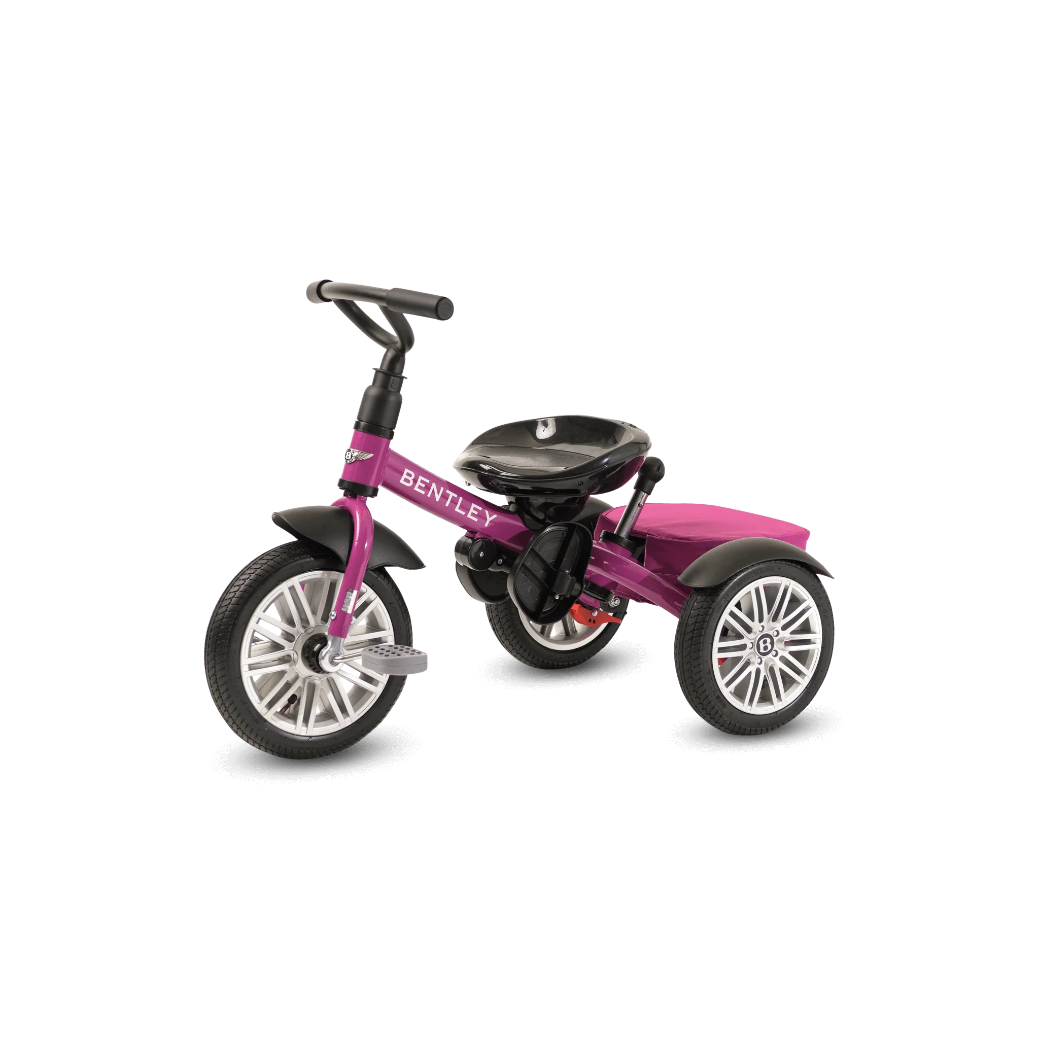 Fuchsia Pink Bentley 6 in 1 Stroller Trike - Image 10