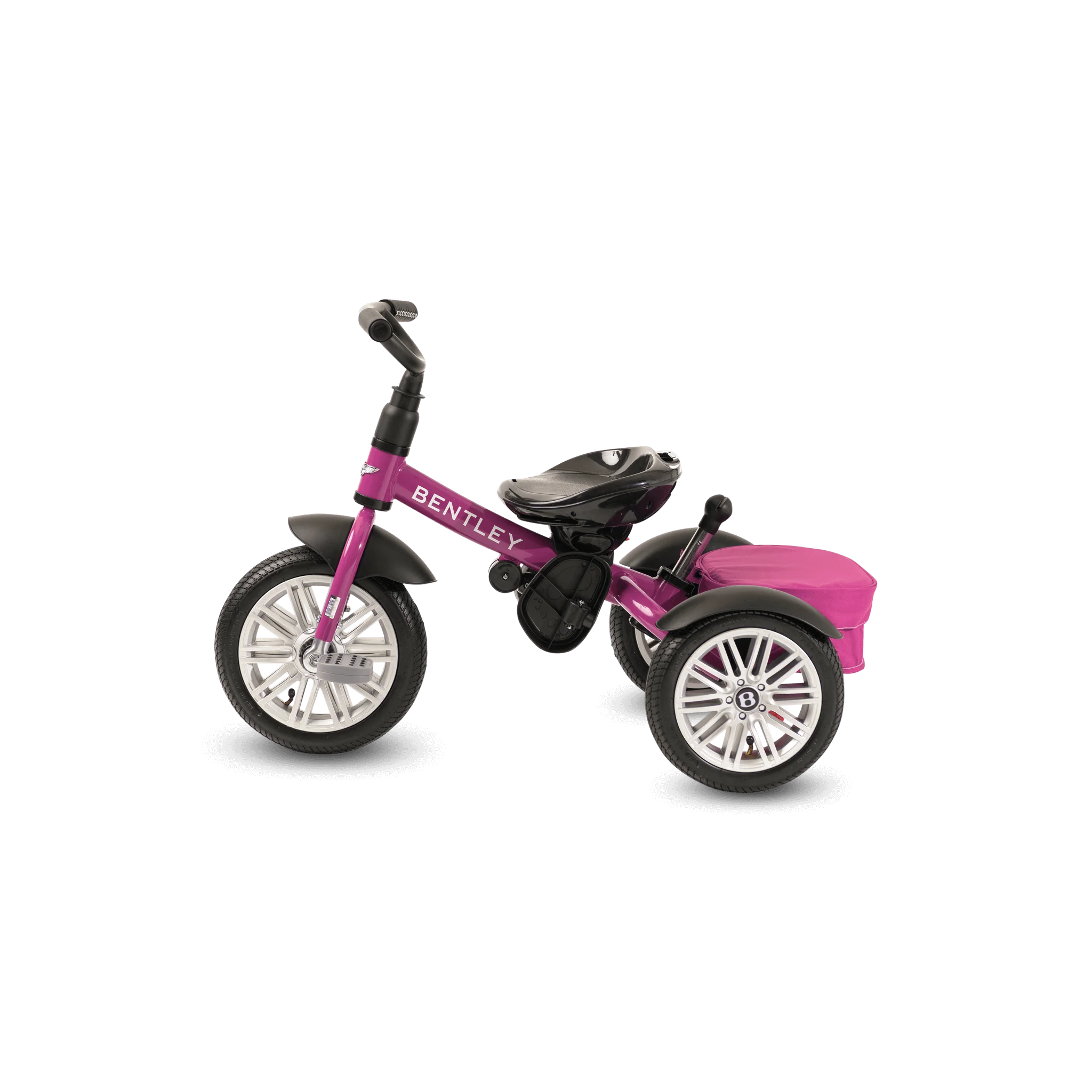 Fuchsia Pink Bentley 6 in 1 Stroller Trike - Image 11
