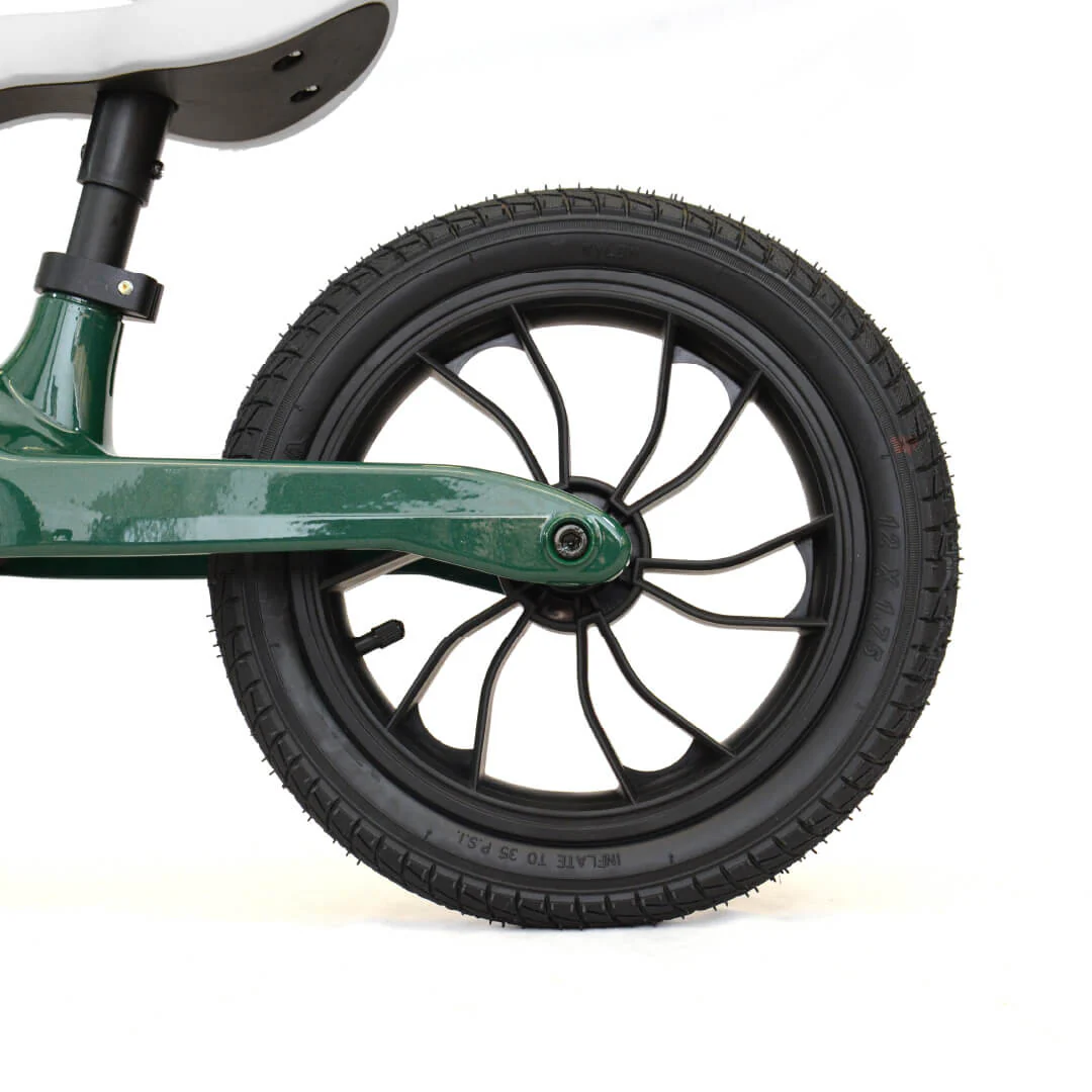 Forest Green Qplay Racer Balance Bike - Image 15