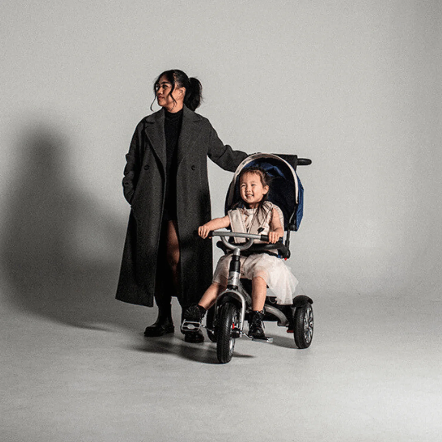 Mulliner Cool Stone Bentley 6 in 1 Stroller Trike - Image 3