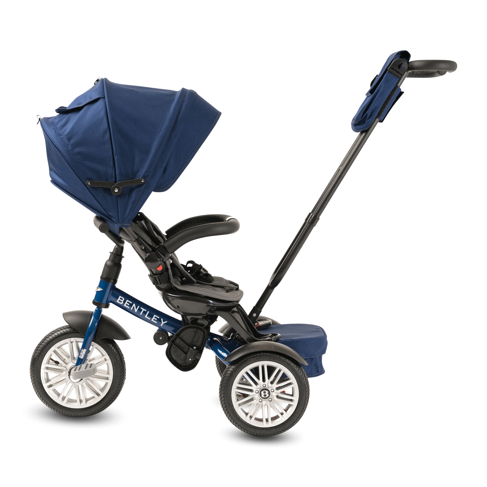Sequin Blue Bentley 6 in 1 Stroller Trike - Image 4