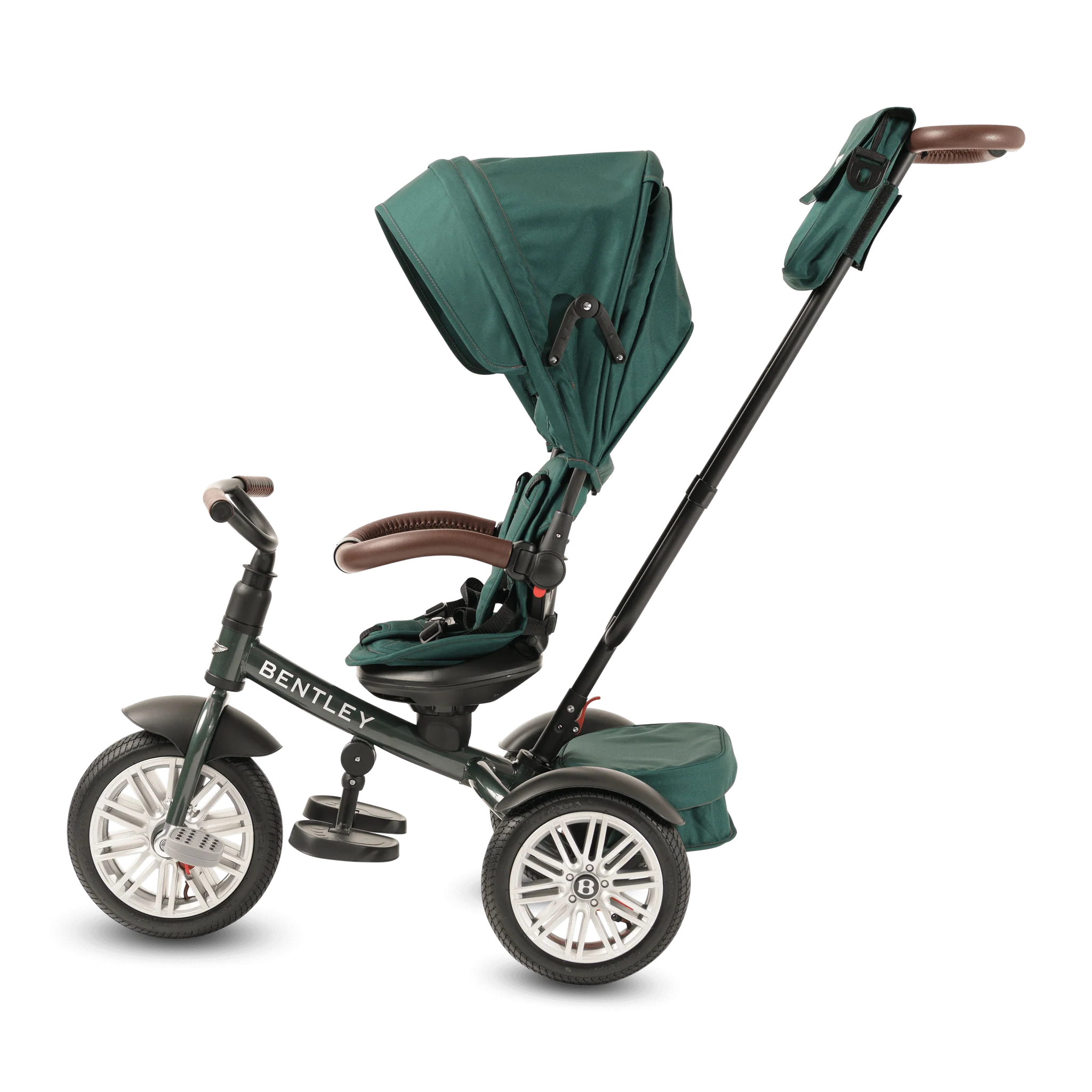 Spruce Green Bentley 6 in 1 Stroller Trike - Image 5