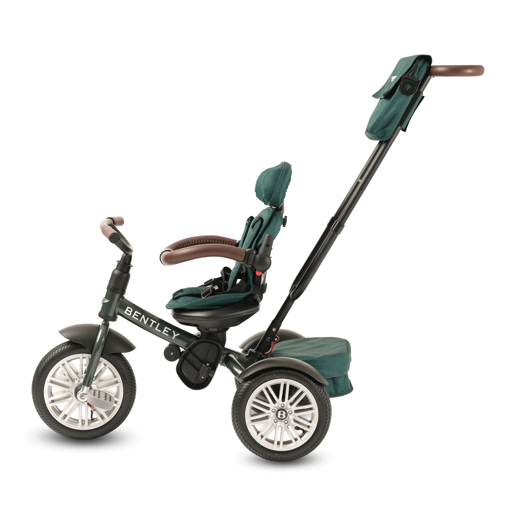 Spruce Green Bentley 6 in 1 Stroller Trike - Image 6