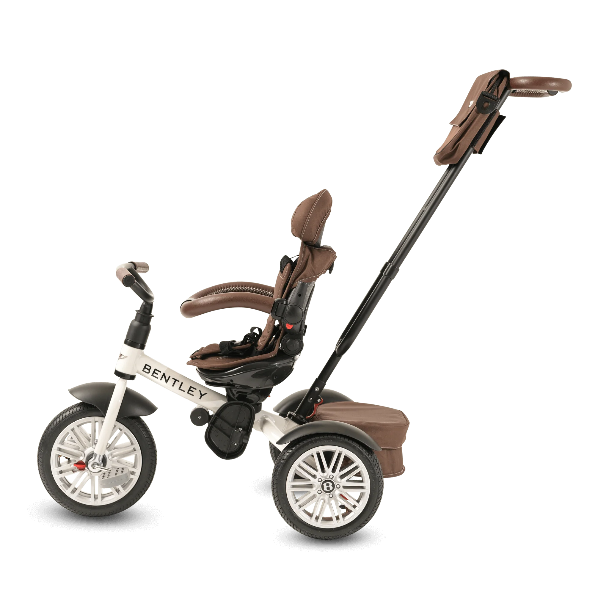 White Satin Bentley 6 in 1 Stroller Trike - Image 12