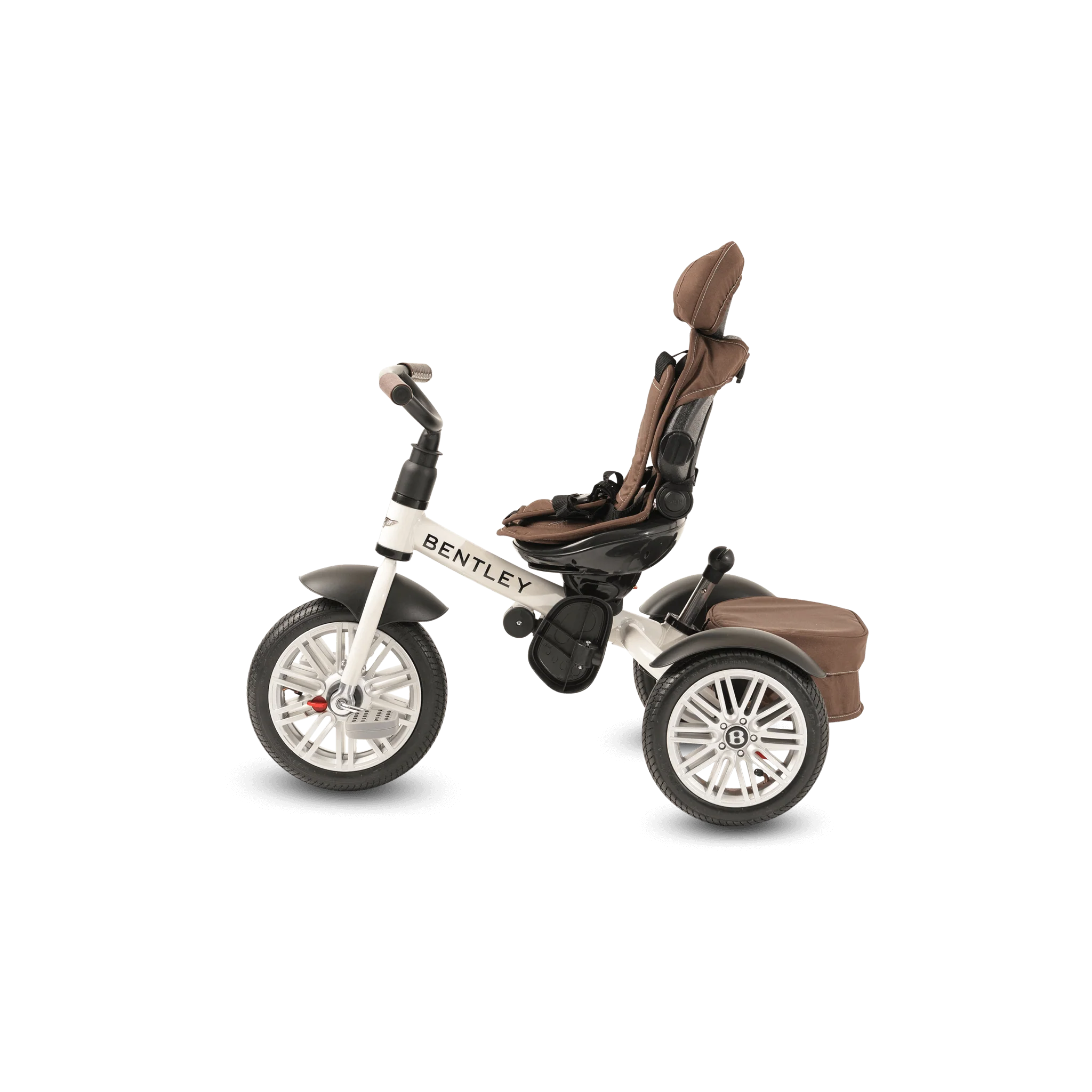 White Satin Bentley 6 in 1 Stroller Trike - Image 13