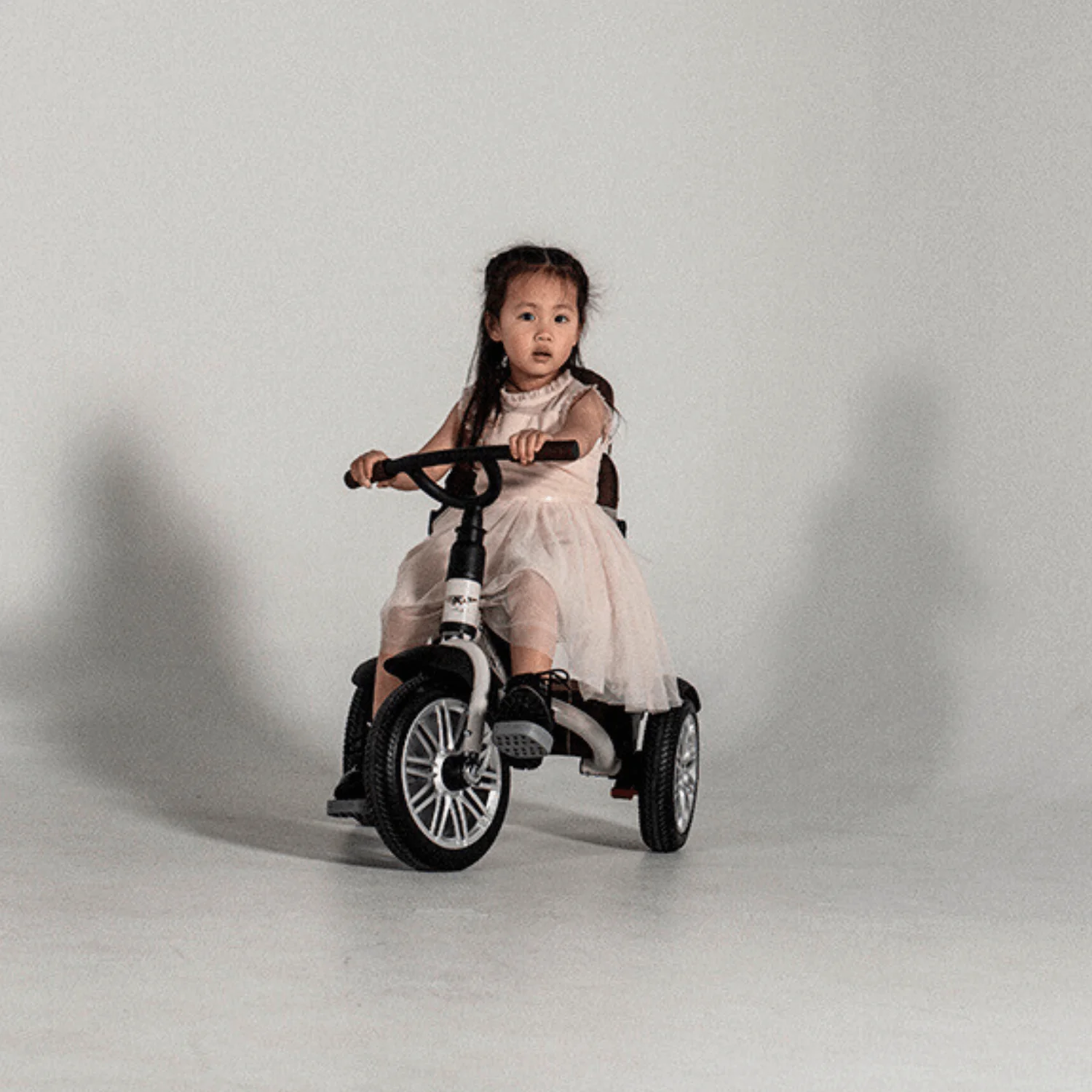 White Satin Bentley 6 in 1 Stroller Trike - Image 7